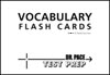 vocabulary flashcards